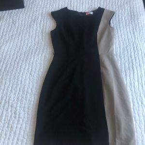 Gorgeous tan and black Calvin Klein dress! size 2